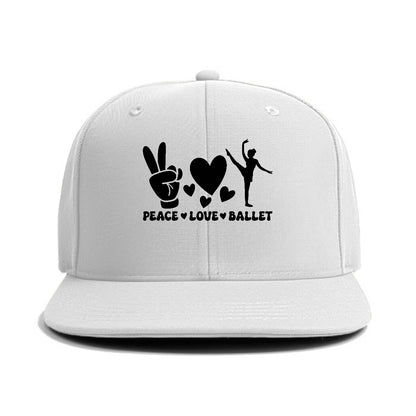 peace love ballet Hat