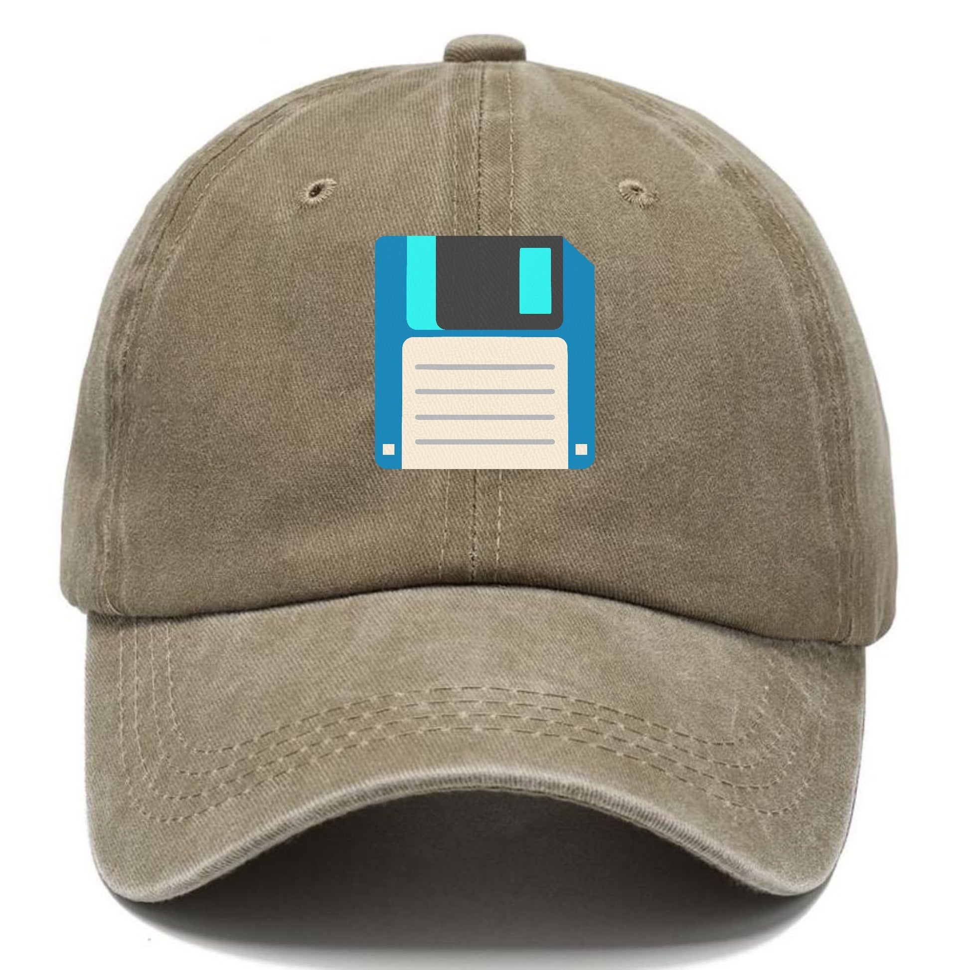 Retro 80s Floppy Disk Blue Hat