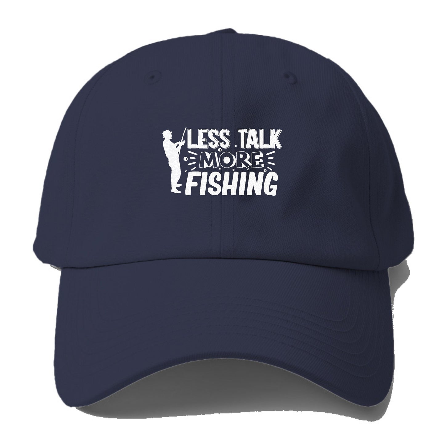 less talk more fishing Hat