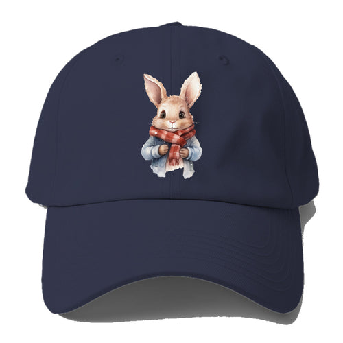 Baby Bunny With Scarf Baseball Cap For Big Heads