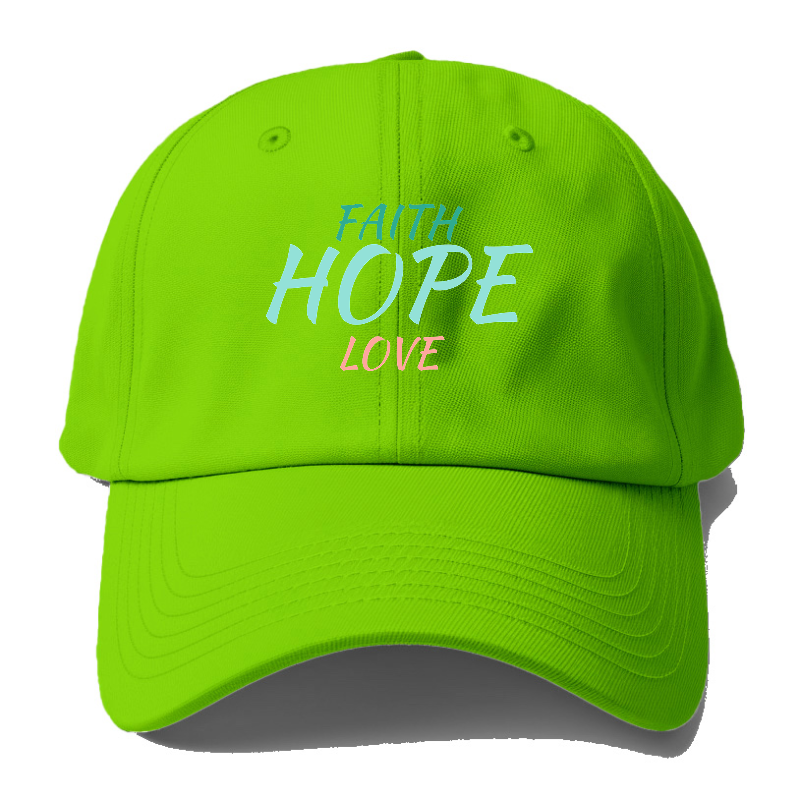 faith hope love Hat