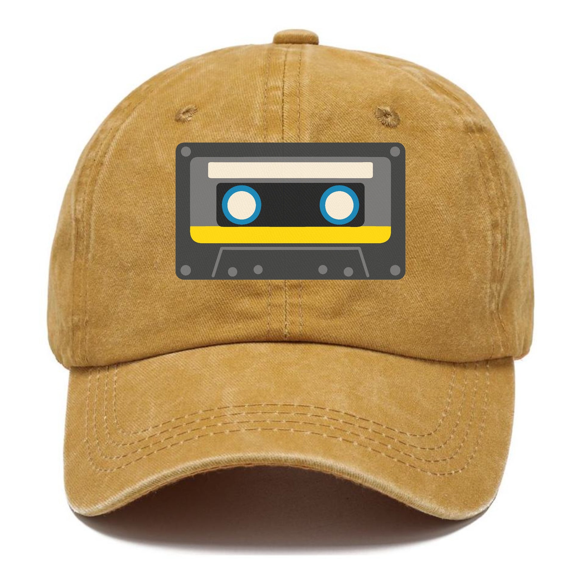 Retro 80s Cassette Black Hat