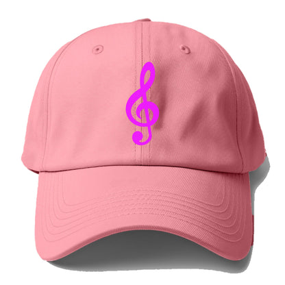 Retro 80s Music Note Purple Hat