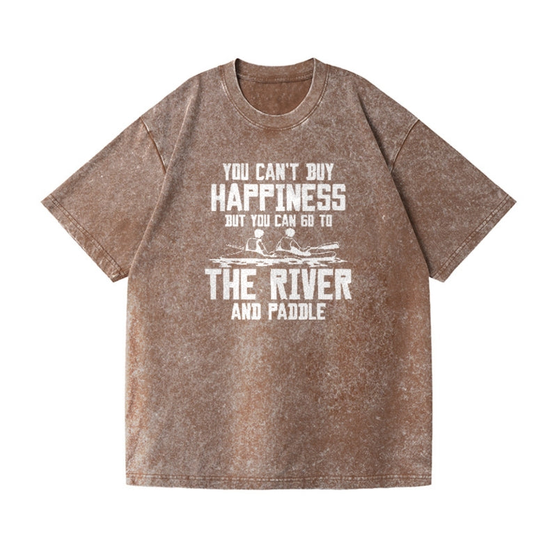 you can't buy happiness but you can go to the river and paddle Hat