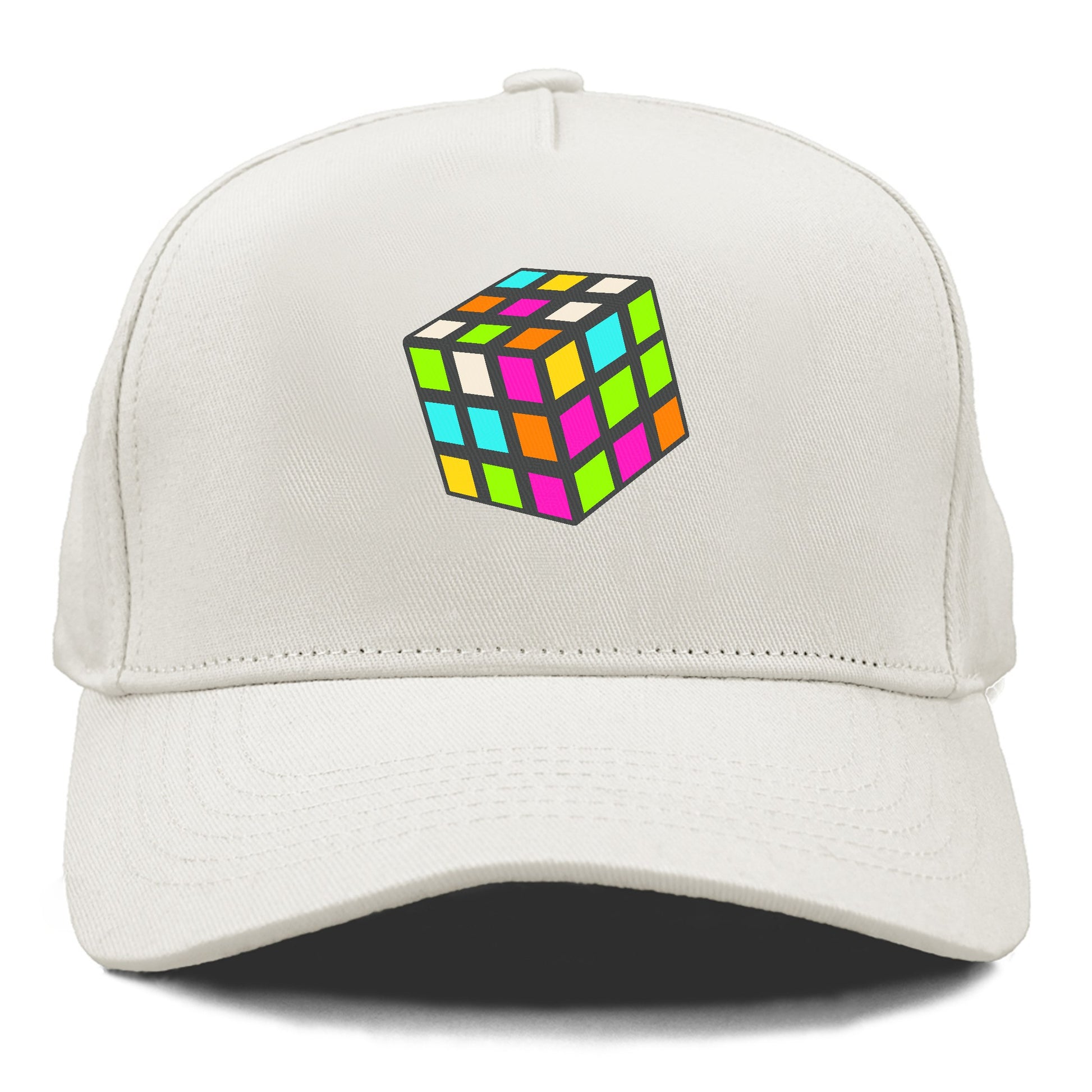 Retro 80s Rubik's Cube Hat