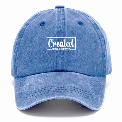 created with a purpose Hat