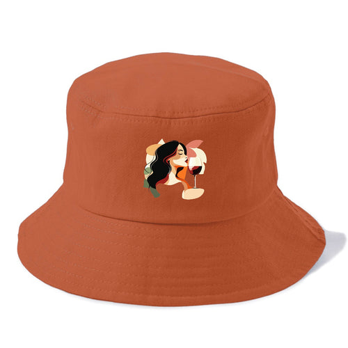 Elegant Wine Tasting Bucket Hat