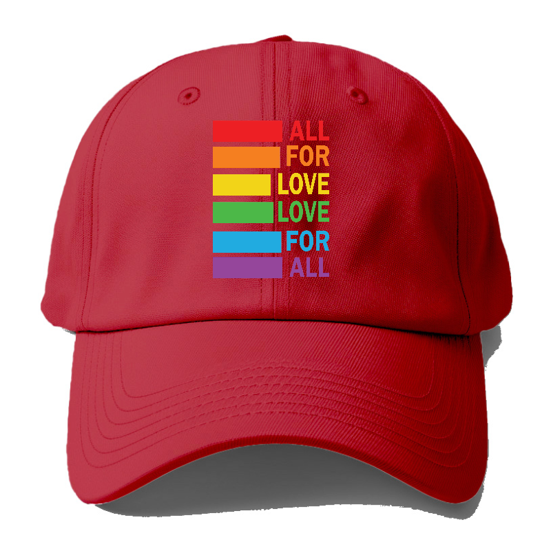  all for love love for all Hat