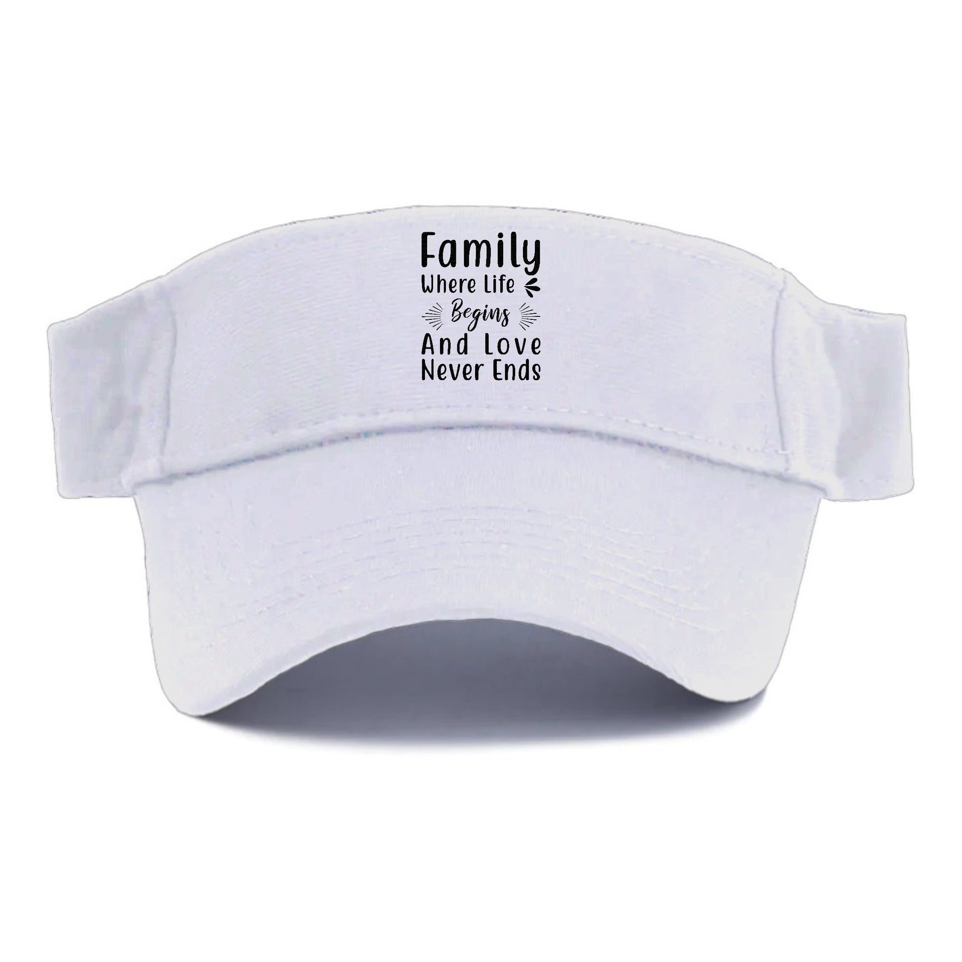 Family where life begins and love never ends Hat