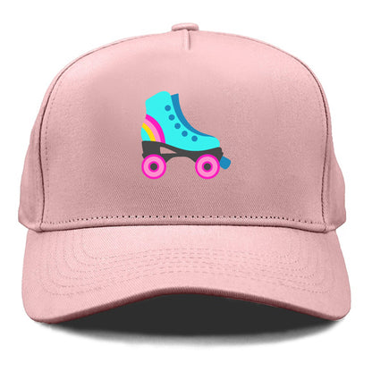 Retro 80s Roller Skate Blue Hat