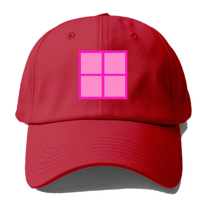 Retro 80s Tetris Blocks Pink Hat