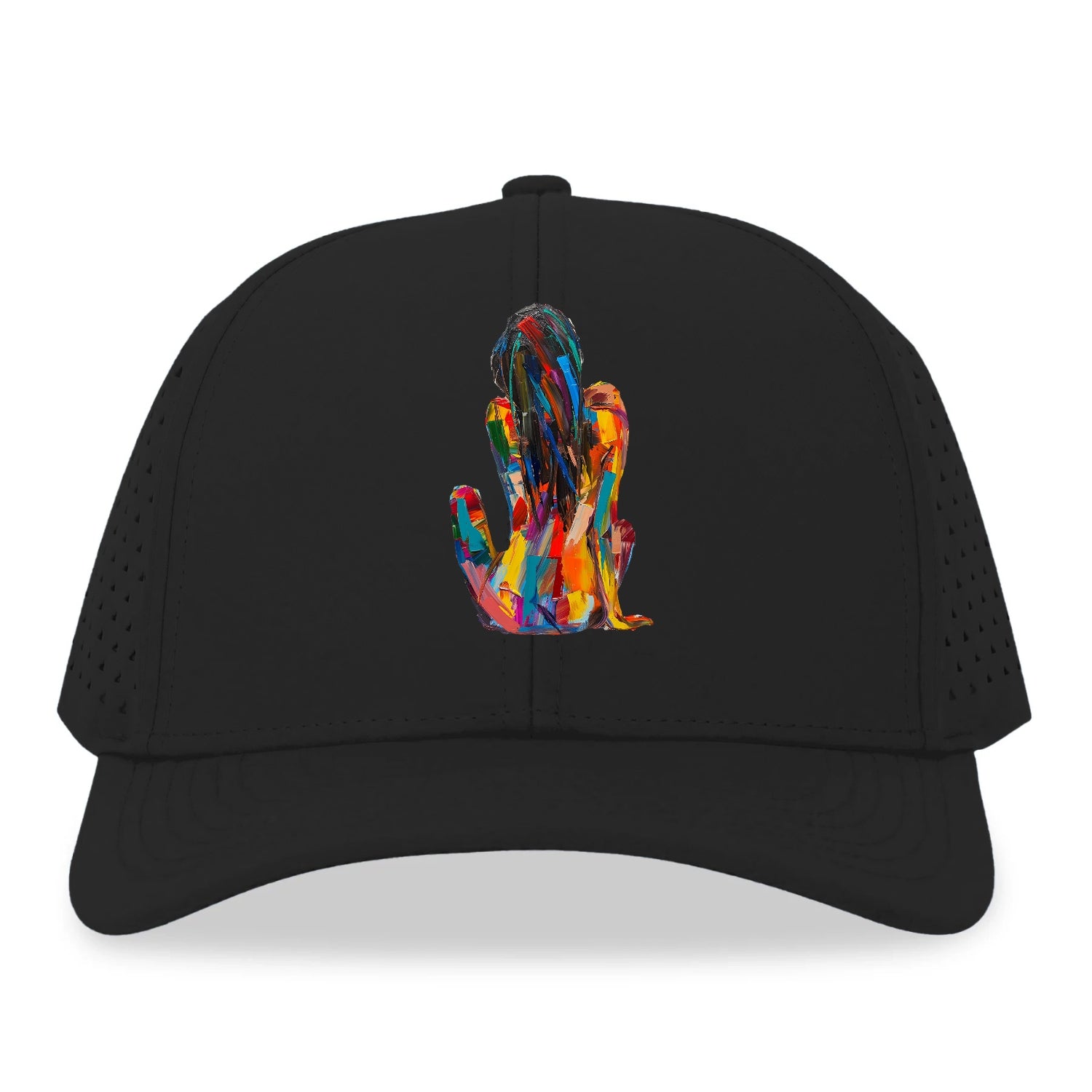 Vibrant Reflection Abstract Beauty Hat