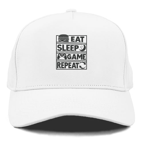 Eat Sleep Game Repeat Cap