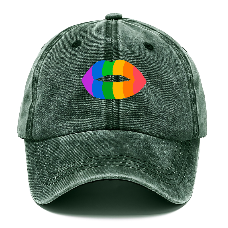 rainbow kiss Hat