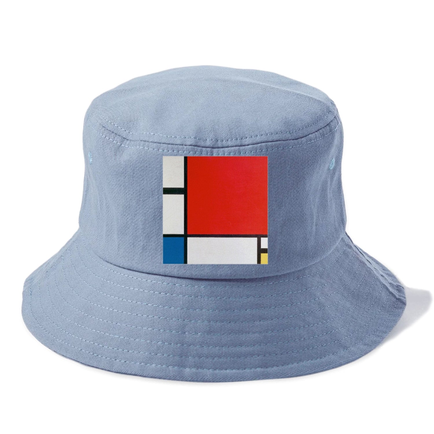 Composition with Red Blue and Yellow Hat