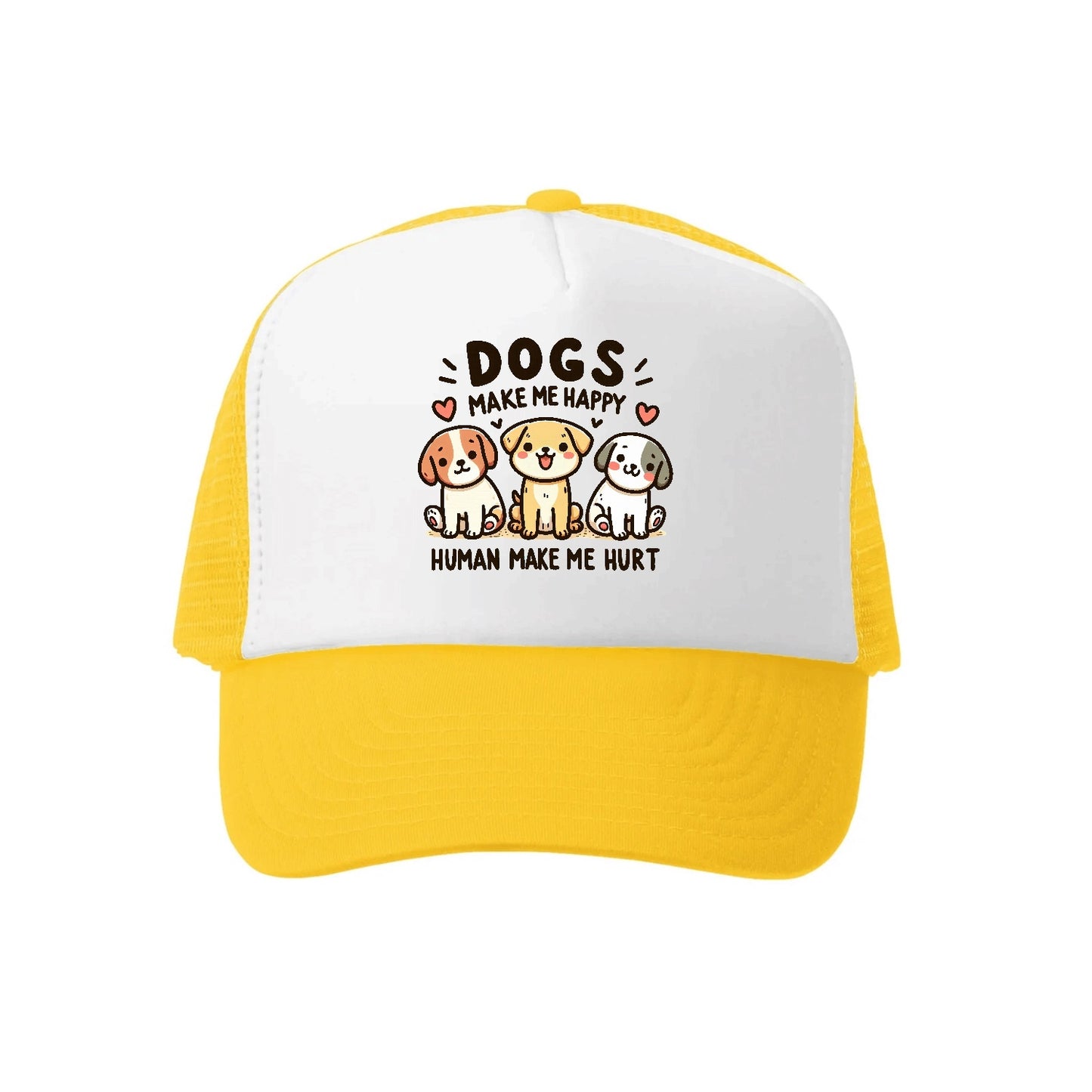 Dogs Make Me Happy Hat