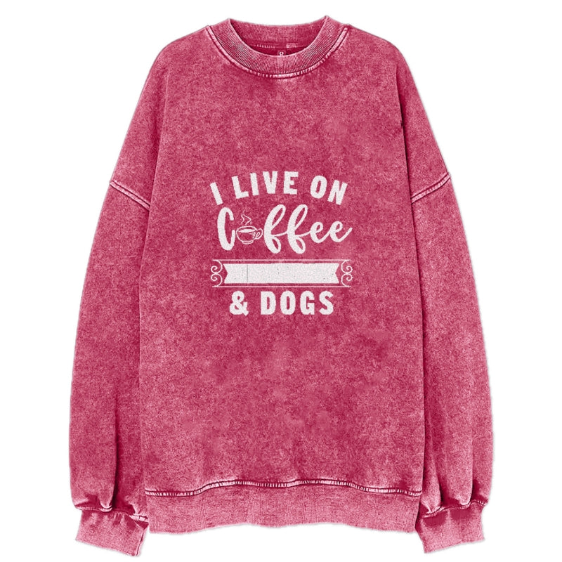 I live on coffee love & dogs Hat