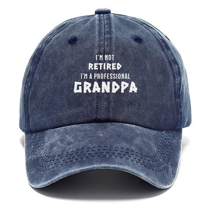 I'M Not Retired I'M A Professional Grandpa Hat