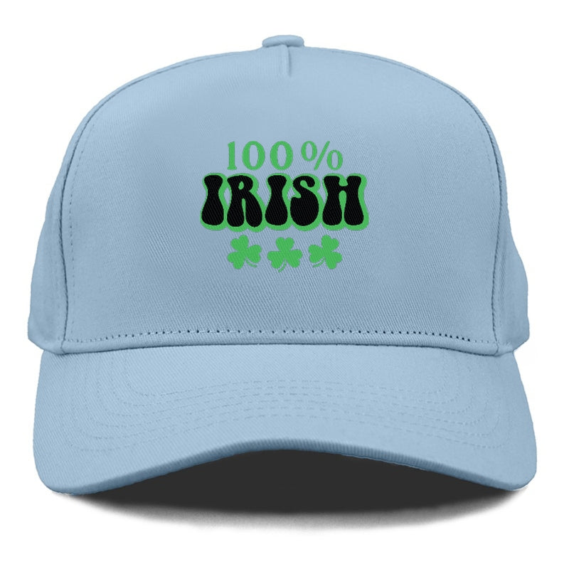 100 Percent Irish Shamrock Hat