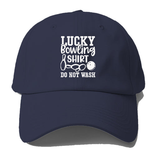 Lucky Strikes: Bold Bowling Vibes Baseball Cap