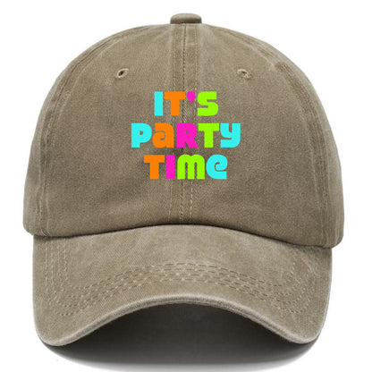 Retro 80s It's Party Time Hat