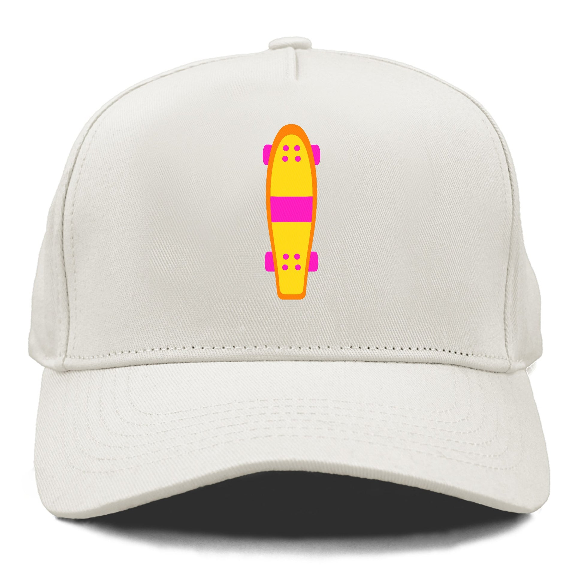 Retro 80s Long Board Orange Hat