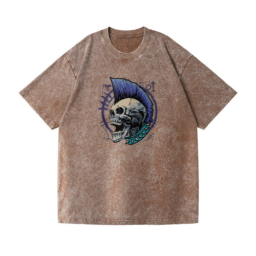 Scream Punk Skull Head Vintage T-shirt