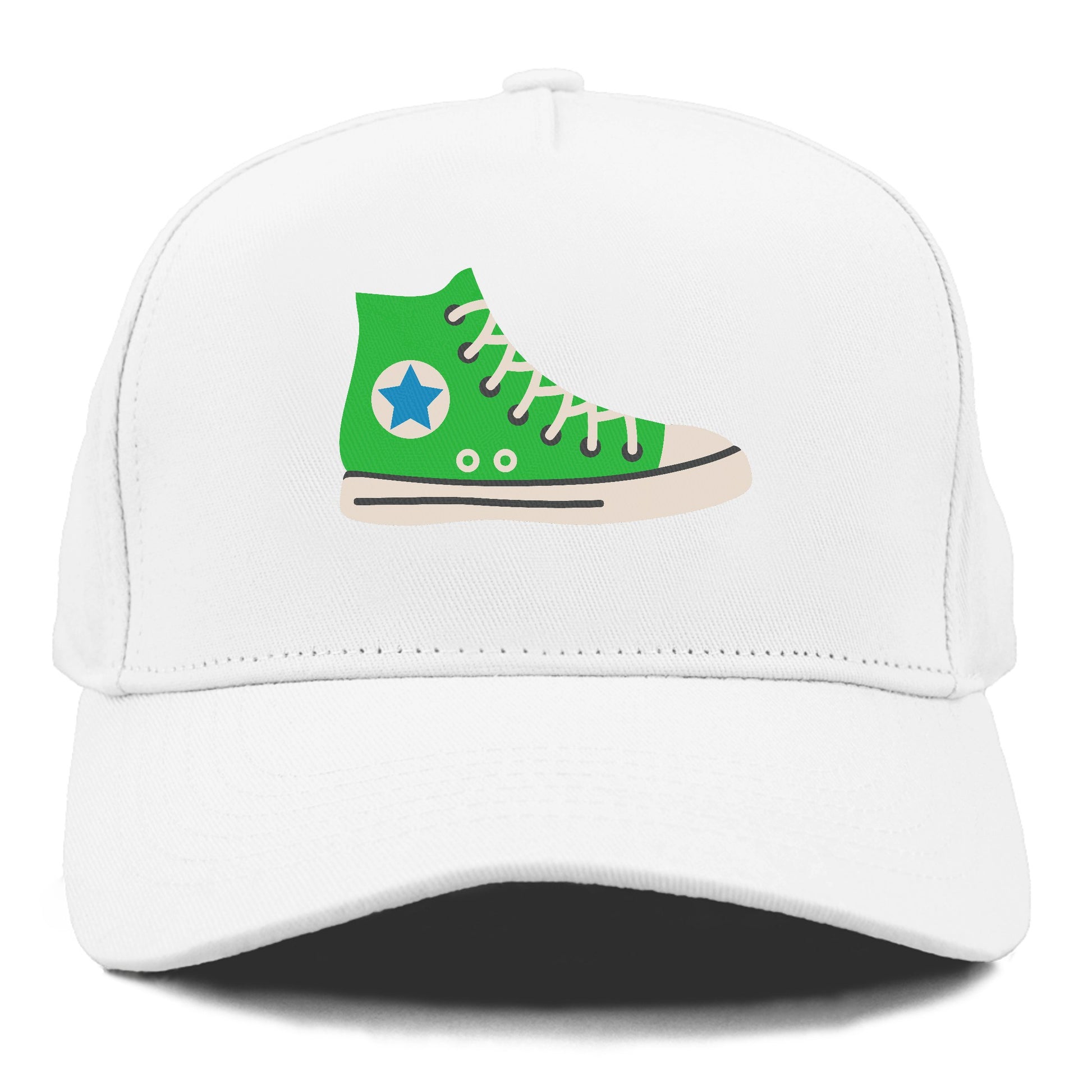 Retro 80s Converse Shoe Green Hat