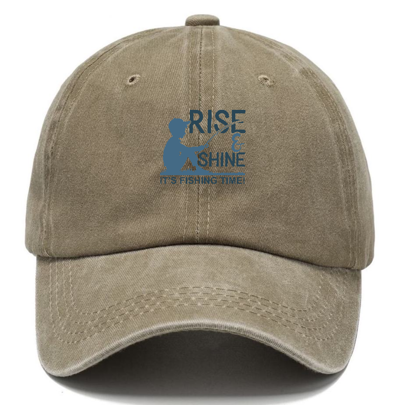 Rise & Shine it's fishing time Hat