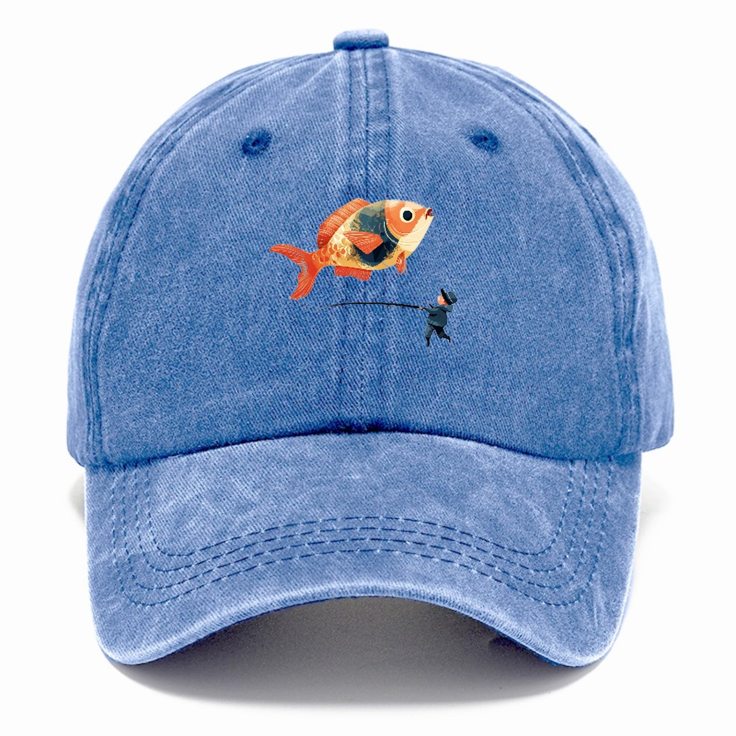 Big Catch  Man and Fish Hat