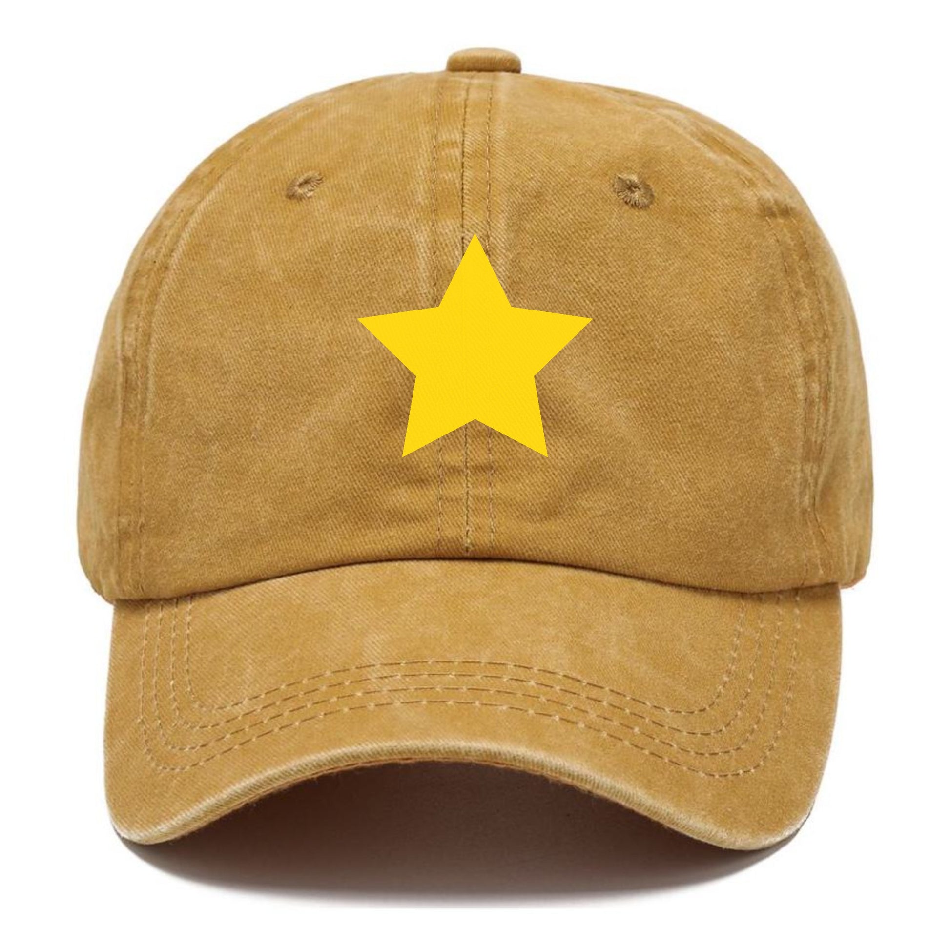 Retro 80s Star Yellow Hat