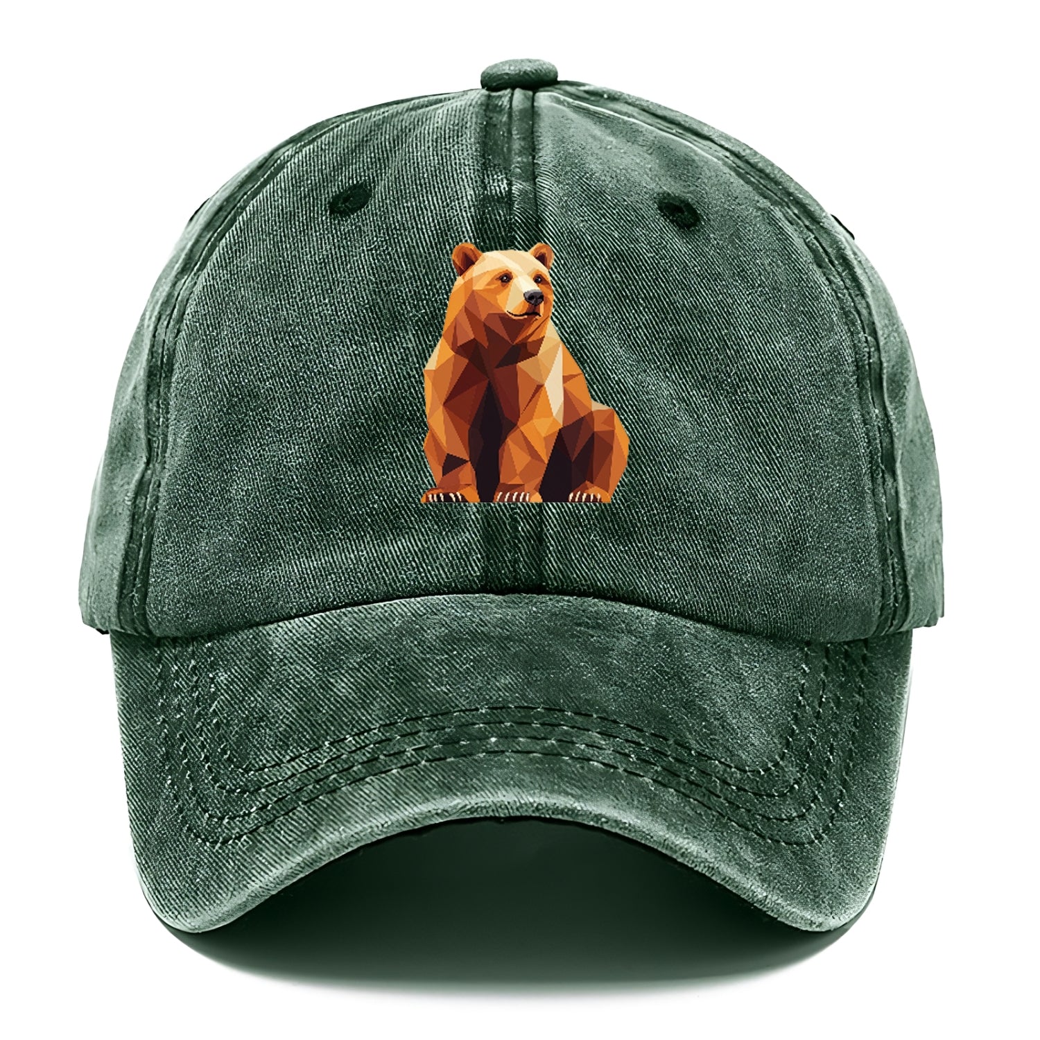 Geometric Bear in Rest Hat