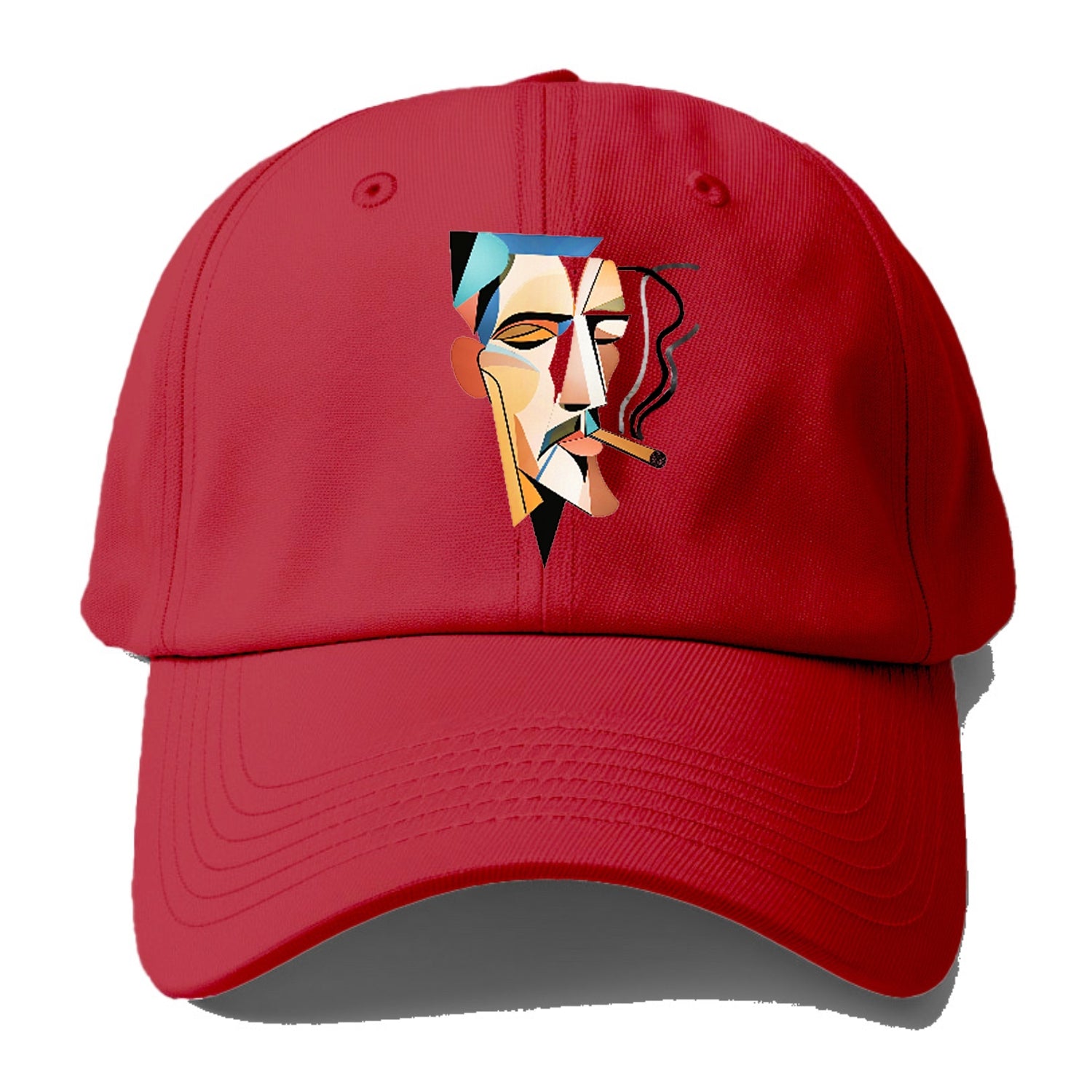 Abstract Smoking Man Hat