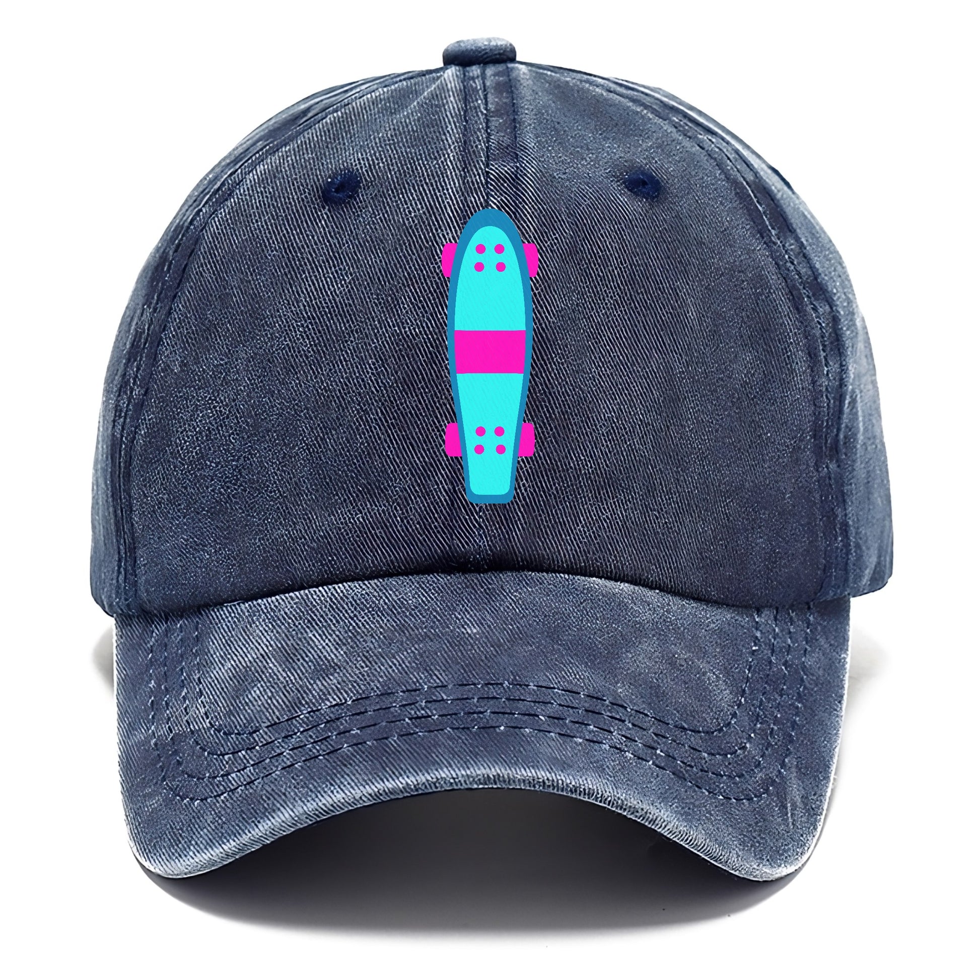 Retro 80s Long Board Blue Hat