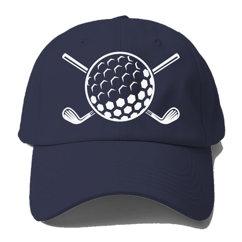 Golf Ball And Clubs! Baseball Cap For Big Heads