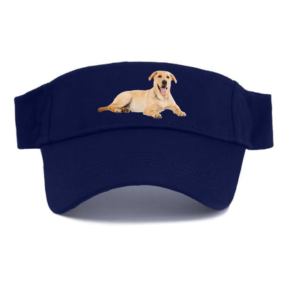 Labrador laying down Hat