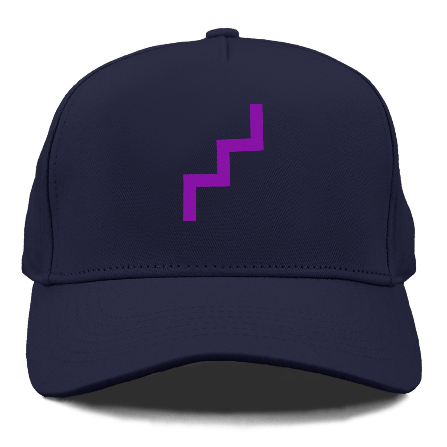 Retro 80s Zig Zag Purple Hat