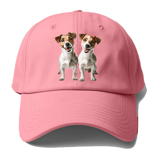 Two Jack Russels Baseball Cap For Big Heads