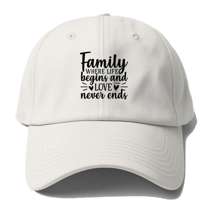 Family where life begins Hat