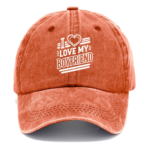 I Love My Boyfriend Classic Cap