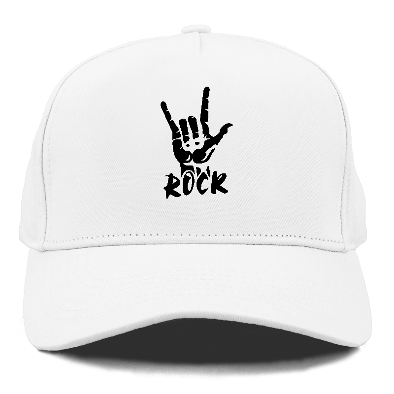 hand horns and rock Hat