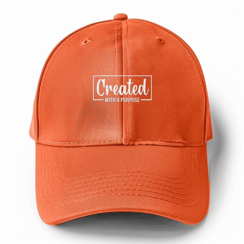 created with a purpose Hat