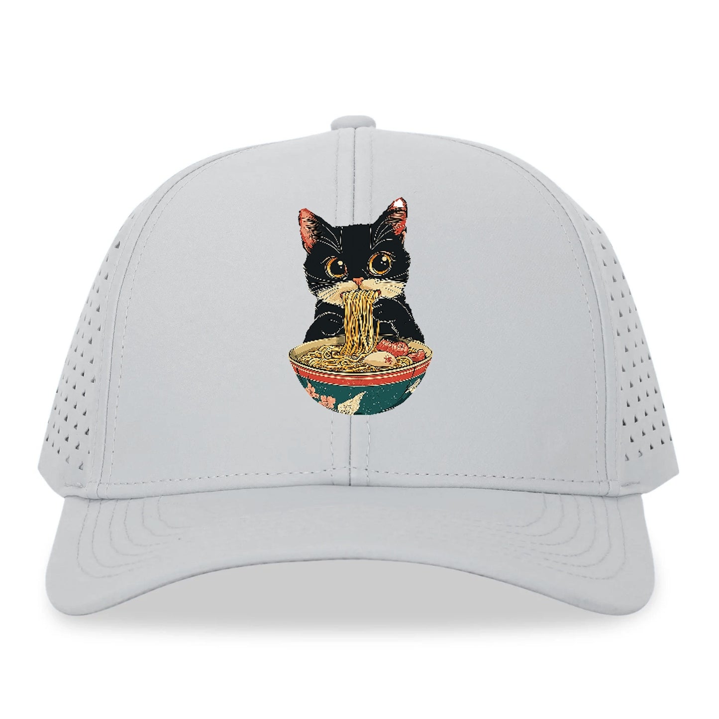 Cat Eating Noodles Hat