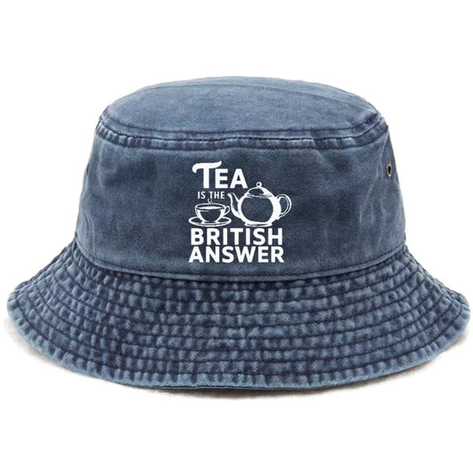 tea is the british answer Hat