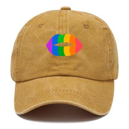 rainbow kiss Hat