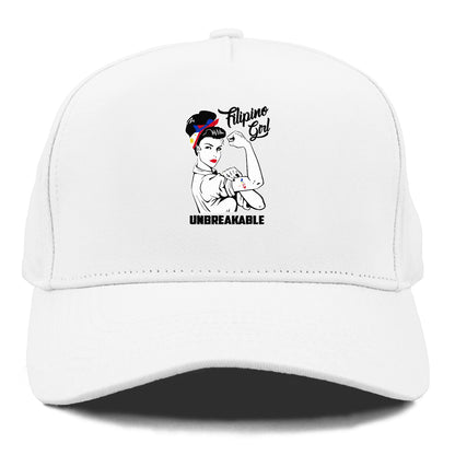 filipino girl unbreakable Hat