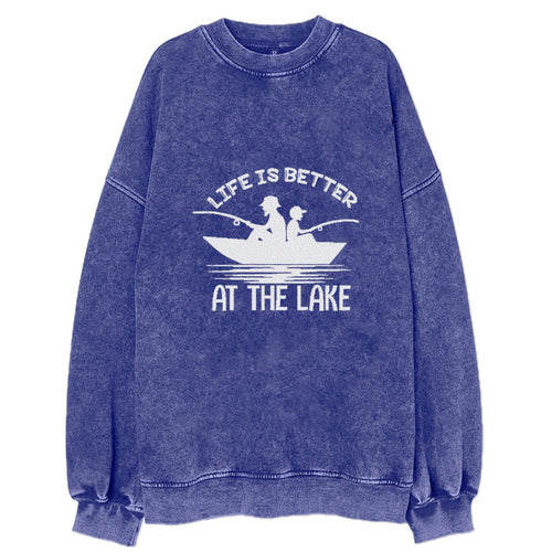 Life Is Better At The Lake Vintage Sweatshirt