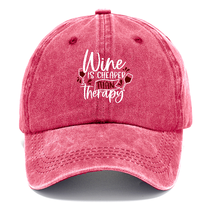 wine is cheaper than therapy Hat