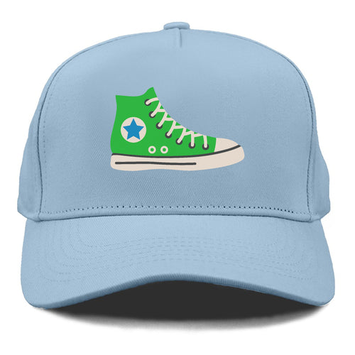 Retro 80s Converse Shoe Green Cap