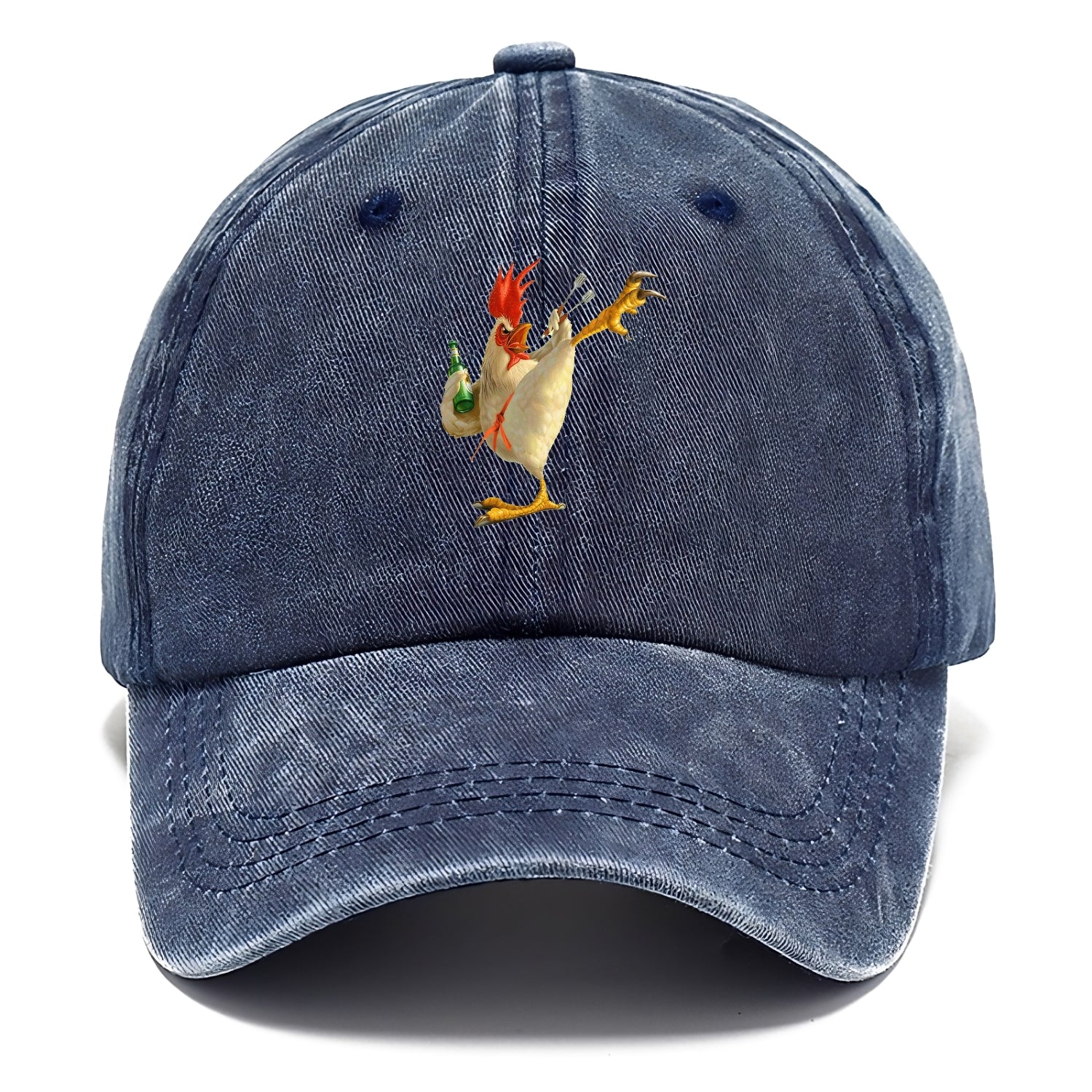 Crazy Rooster Fantasy Art Hat